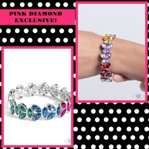 2/$10 Paparazzi Gilded Gardens - Exclusive Multi Bracelet